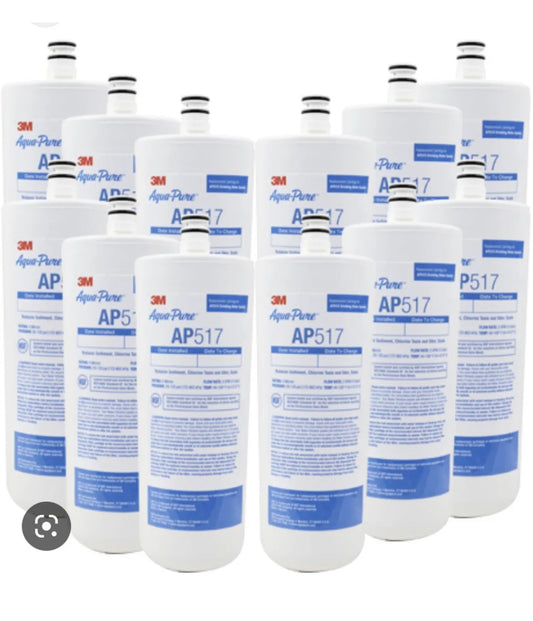 12-Pack of 3M Aqua-Pure AP517 Replacement Filter