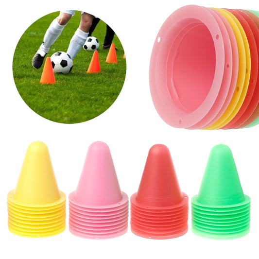 10-Pack Marker Cones for Soccer Football
