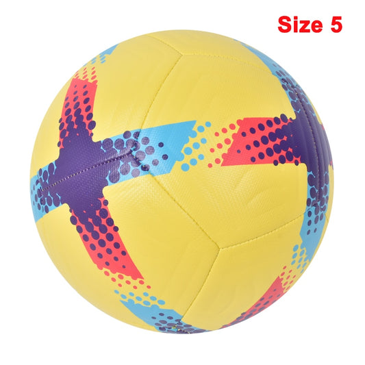 Soccer Ball Standard Sizes 5 or 4 Machine-Stitched